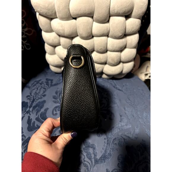 Coach Black Georgie Saddle Bag Crossbody - Picture 3 of 10
